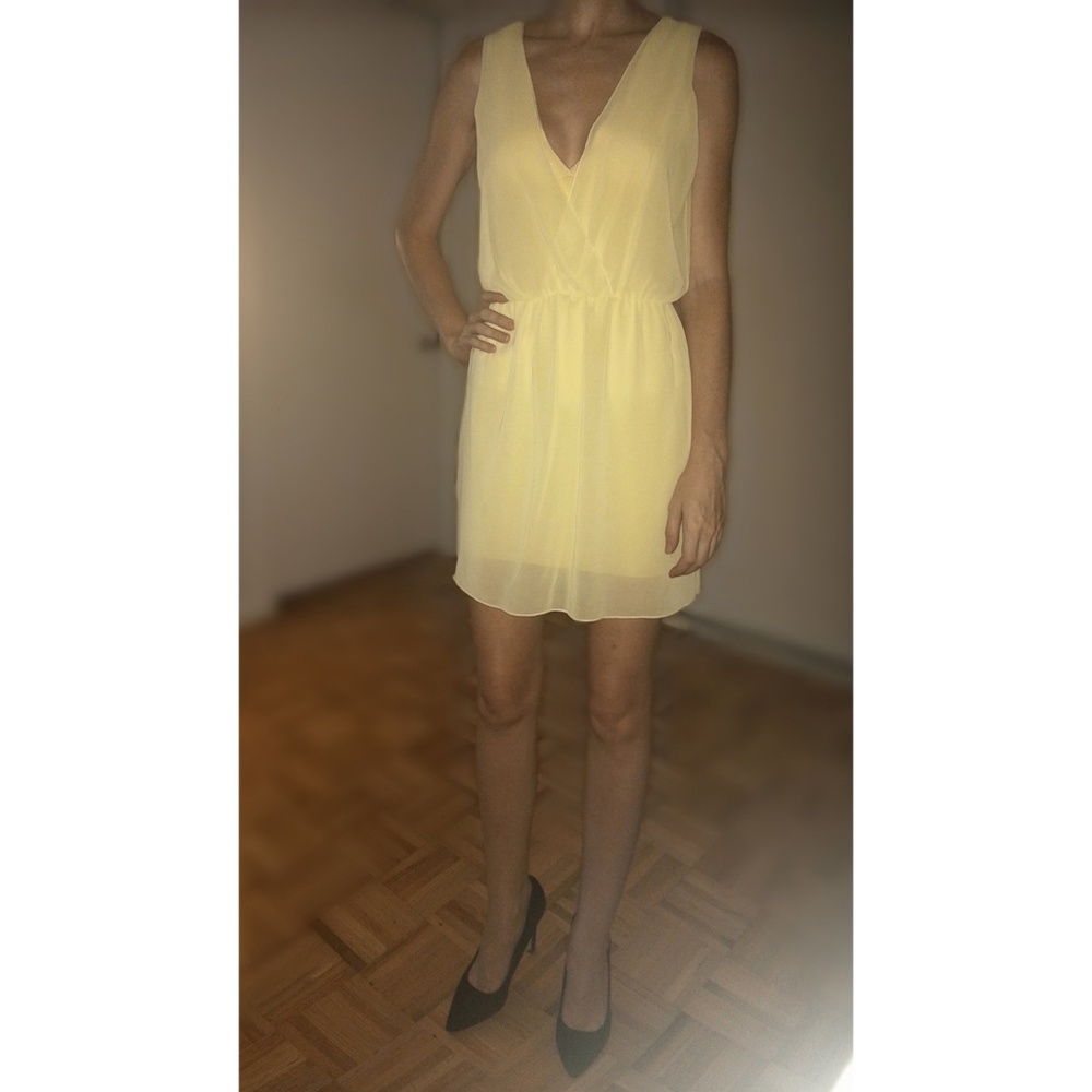 Zara Yellow Mini Dress